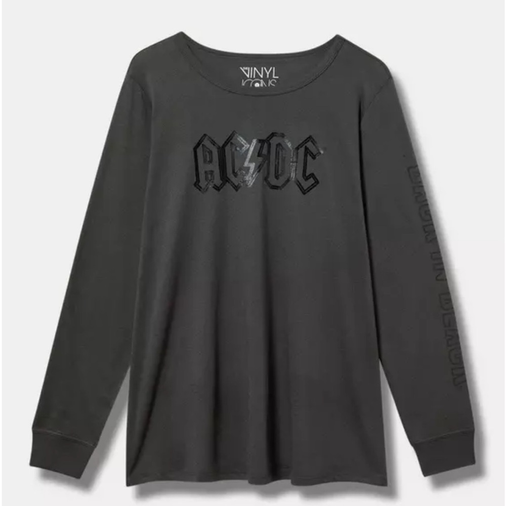 New! Torrid sz 3 ACDC Classic‎ Fit Cotton Long Sleeve 3X